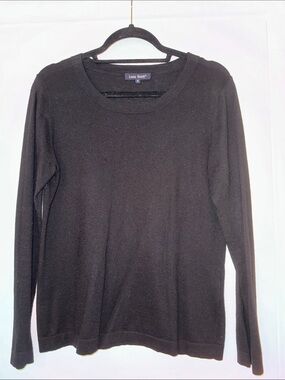 Black Lona Scott Crewneck Women's Sweater